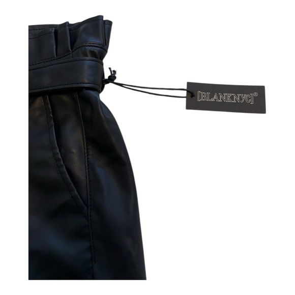 Faux Leather Black Pants | Blank NYC - Size 30 - Picture 6 of 15